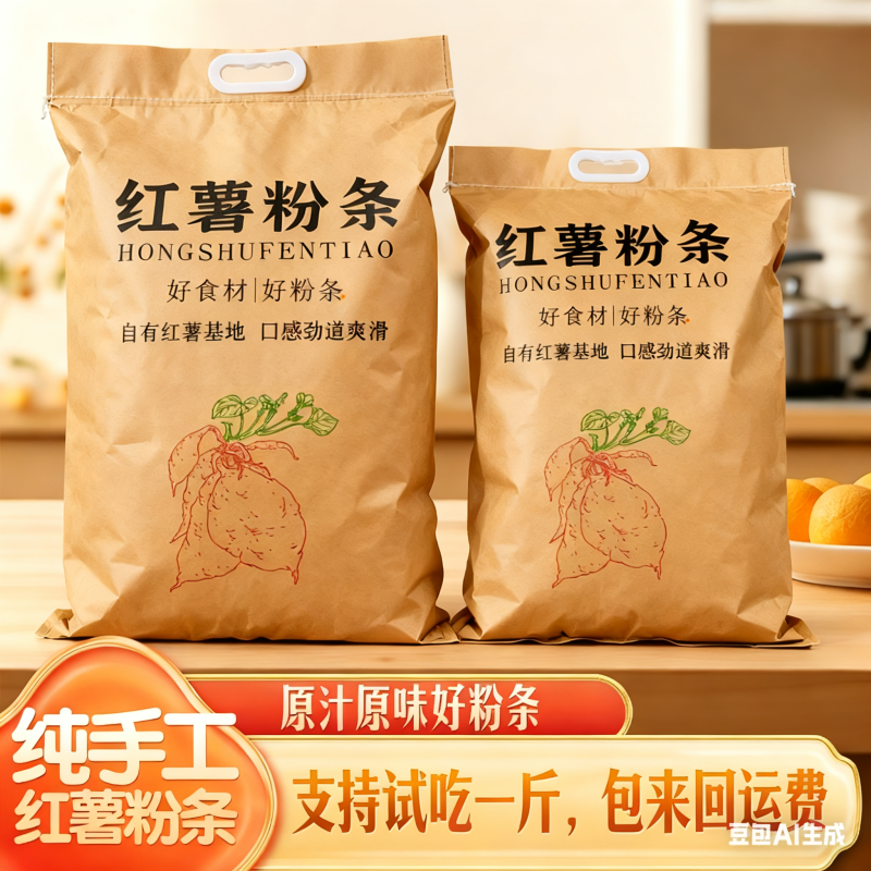 纯红薯粉条