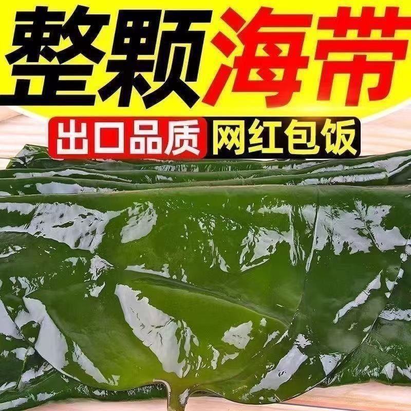 5斤新鲜整颗大海带包饭盐渍火锅凉拌菜批发