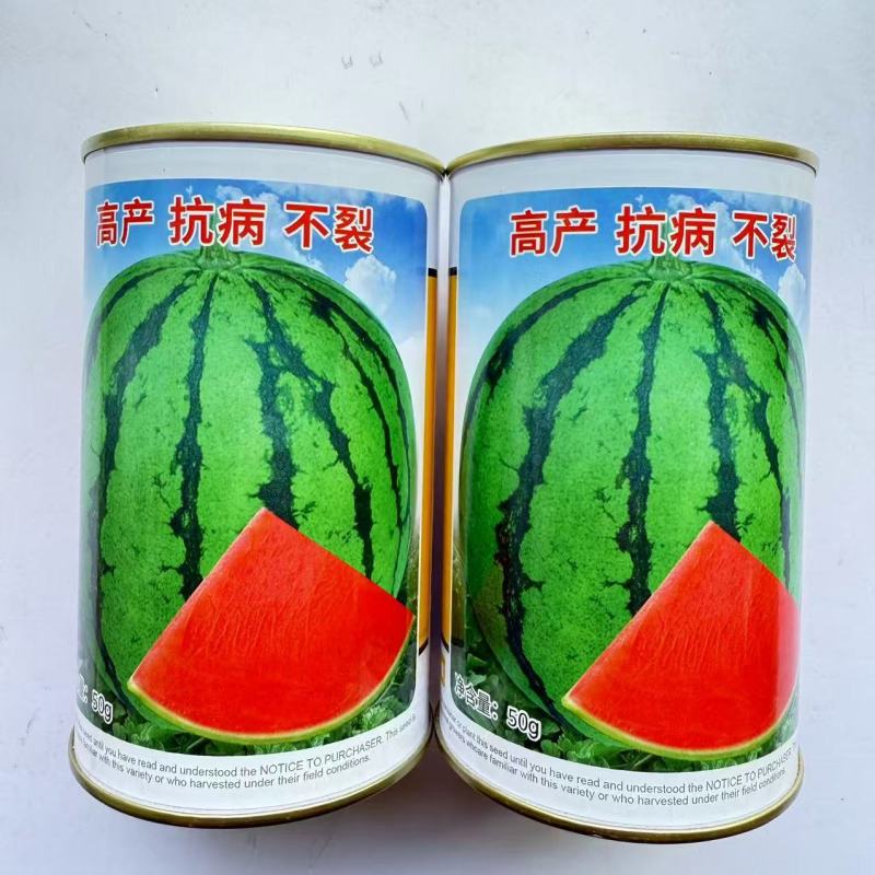 果丰翠宝二号西瓜品种子高产抗病耐裂耐重茬糖度高耐贮运西瓜