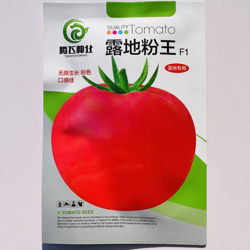 露地粉王西红柿种子高秧粉红果番茄种子抗热质沙大果番茄种子