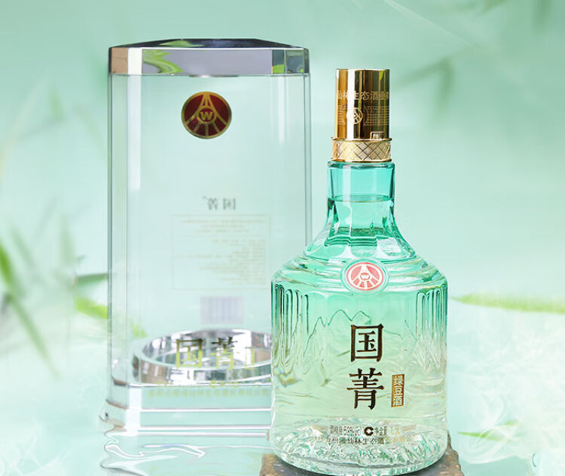 国蒿绿豆酒500mlx6论江山52度1.5升/瓶