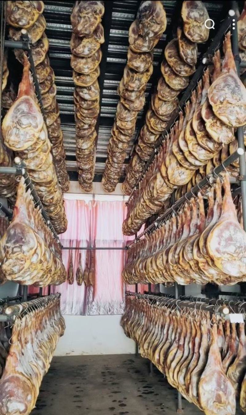 徽州本地二年陈火腿【整只】品质保证送礼佳品