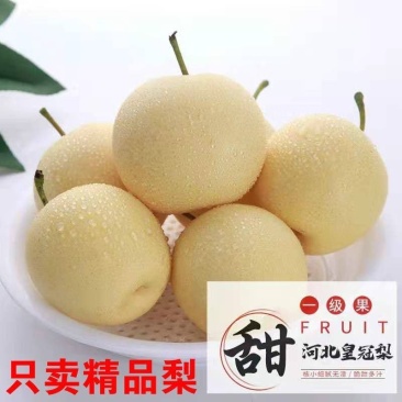 雪梨皇冠梨雪花梨水果新鲜梨子应季水果批发整箱梨子薄皮润肺