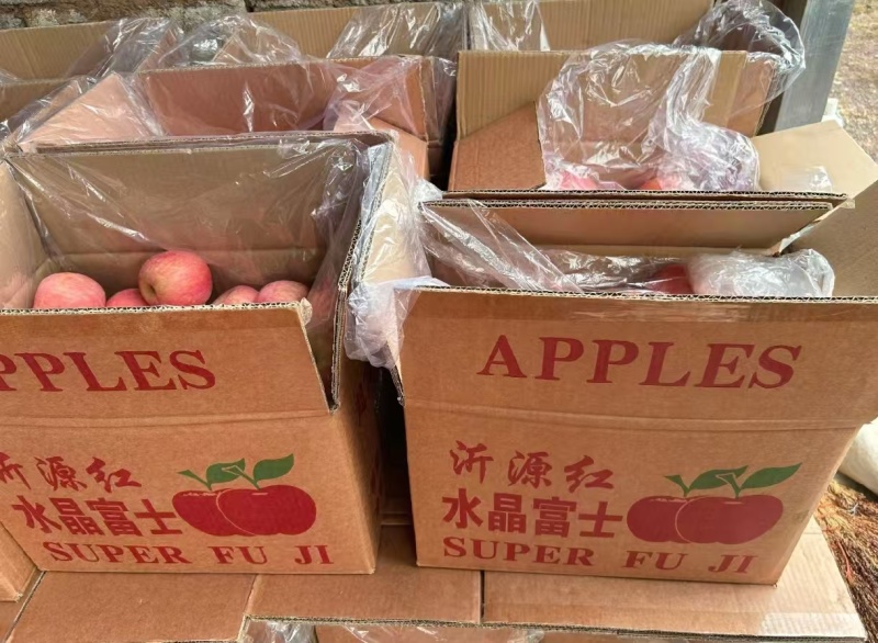 纸袋红富士苹果皮薄多汁产地直采一手货源全国通发