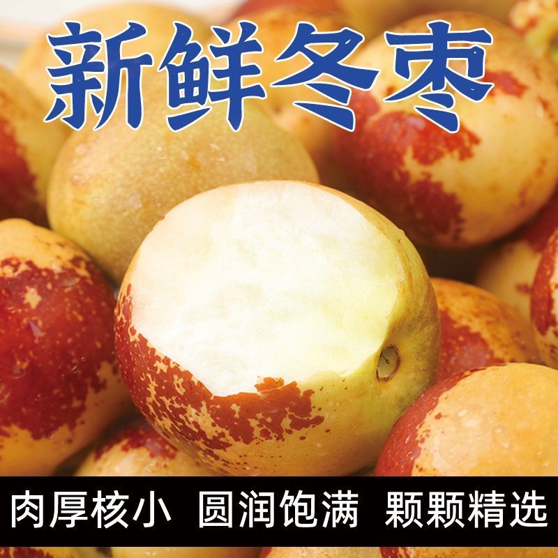 【彩箱】正宗冰糖冬枣净重4.5斤沾化冬枣新鲜脆甜水果