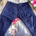 纯棉斜纹蓝布棉裤简单阳光好看舒服服能量磁场高，天天都想穿