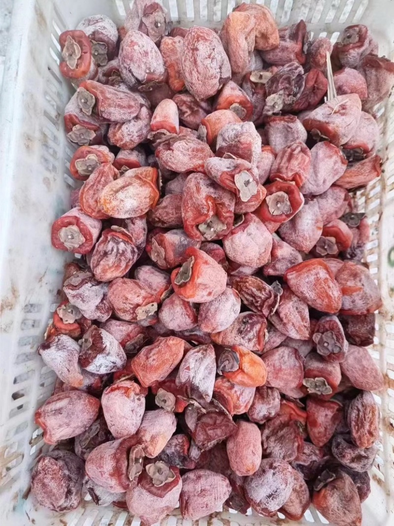 山东老树柿饼微霜青州临朐霜降流心手工吊柿饼产地直供无硫的