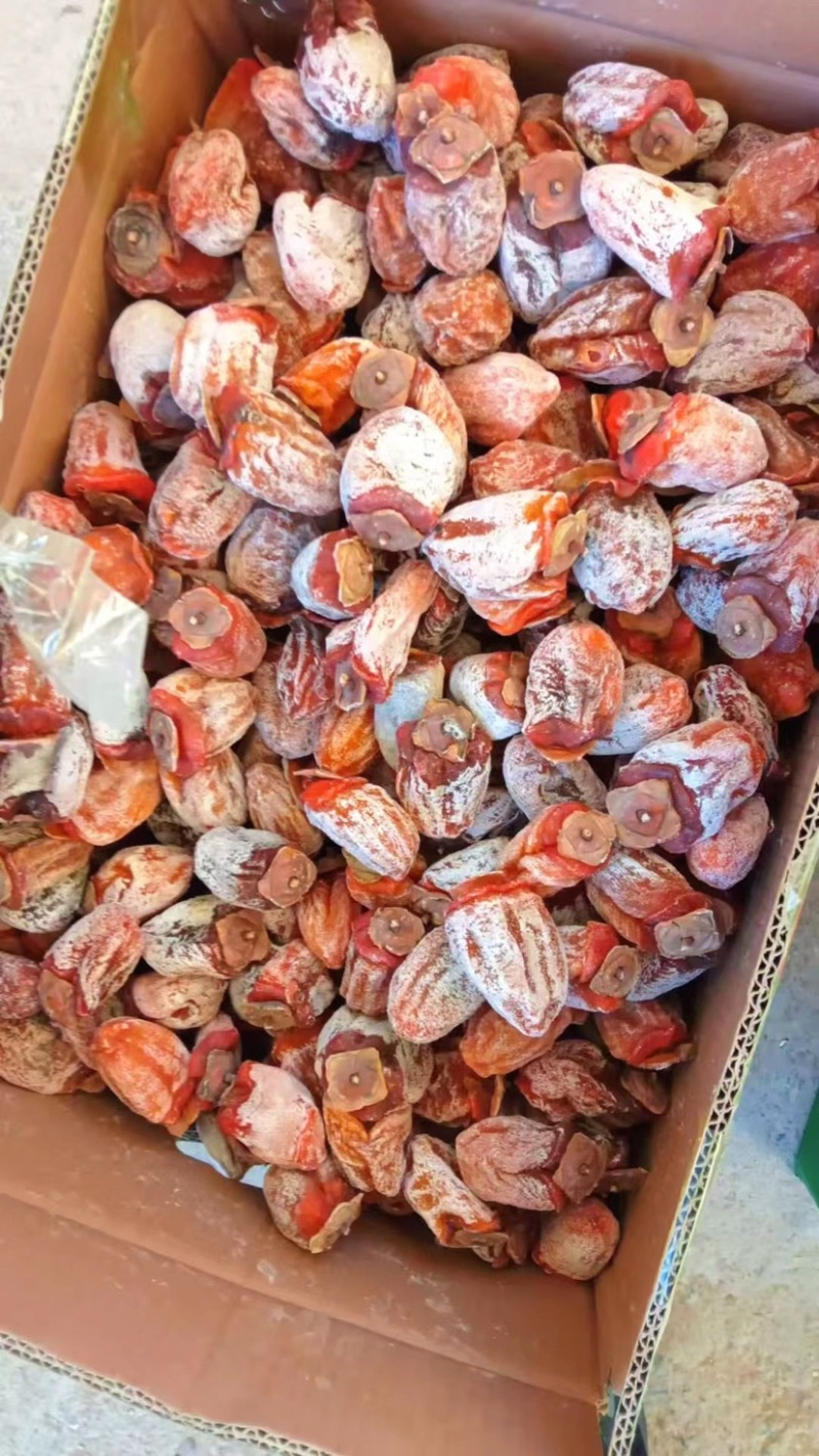 山东老树柿饼微霜青州临朐霜降流心手工吊柿饼产地直供无硫的