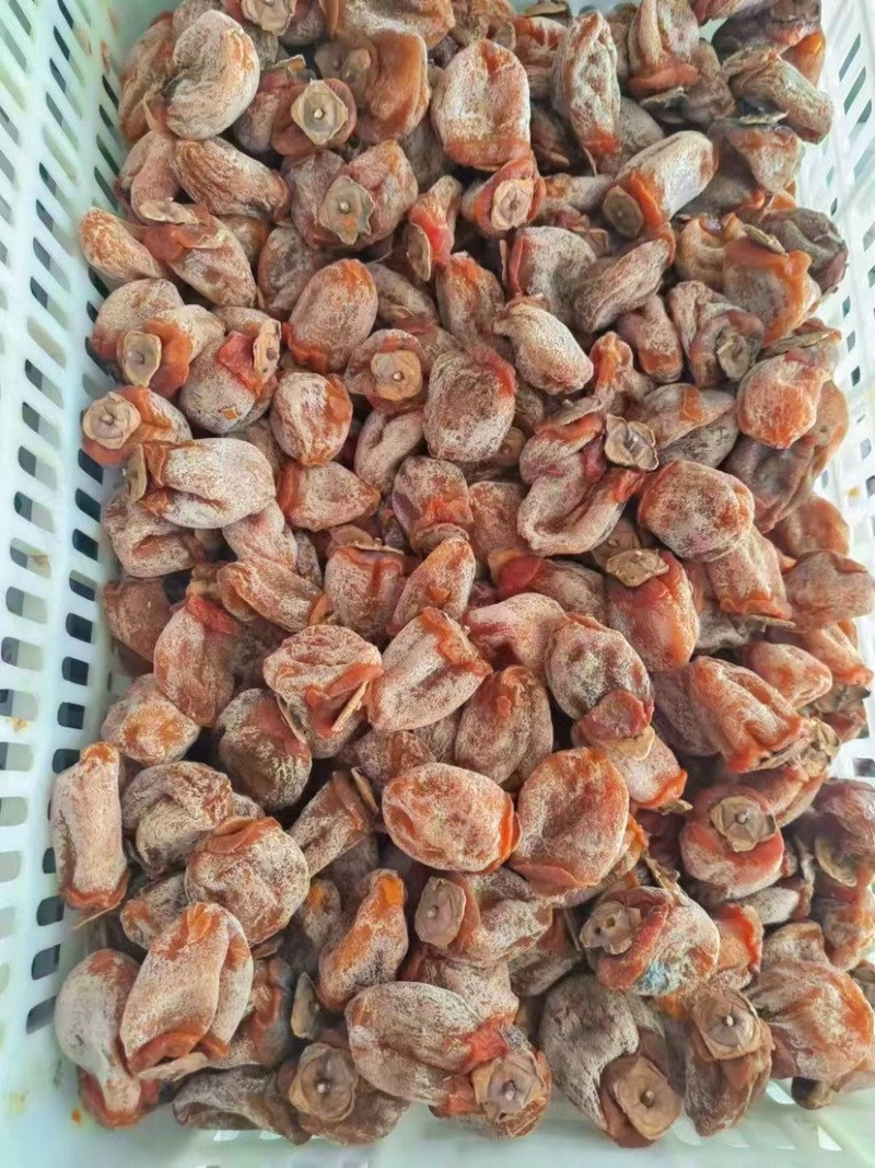 山东老树柿饼微霜青州临朐霜降流心手工吊柿饼产地直供无硫的