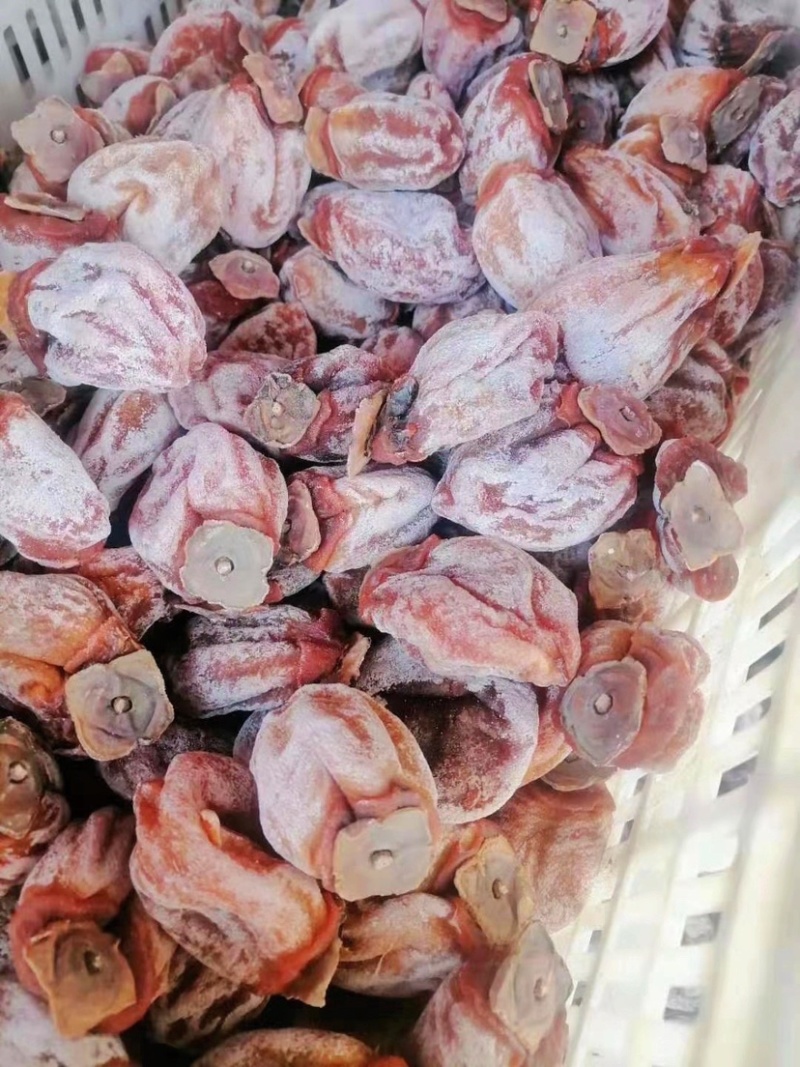 山东老树柿饼微霜青州临朐霜降流心手工吊柿饼产地直供无硫的