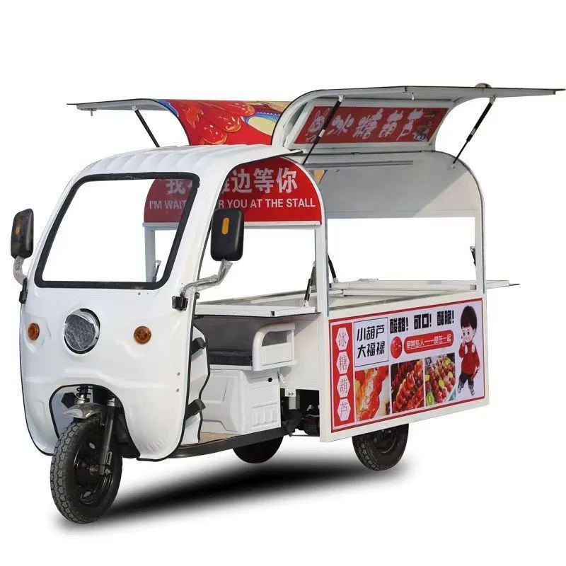 厂家批发直销原装摆摊小吃车，餐车