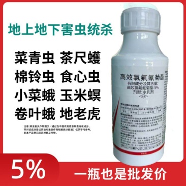 巧喜高效氯氟氰菊酯甘蓝菜青虫地上地下害虫农药杀虫剂