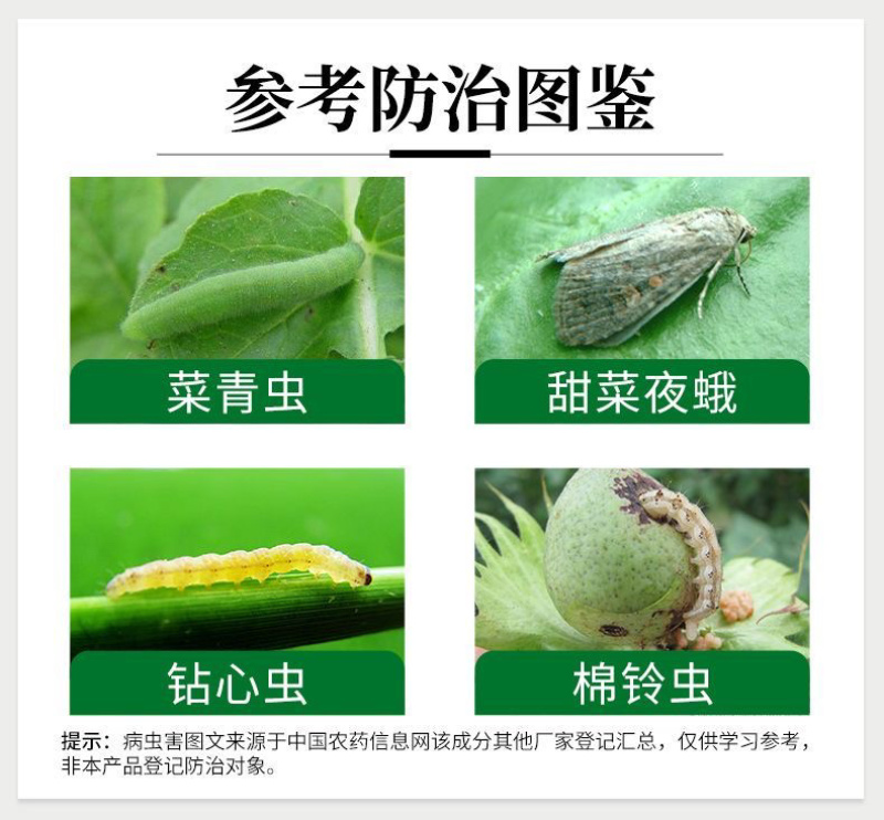 5%甲维高氯氟鳞翅目鞘翅目等多种害虫起效