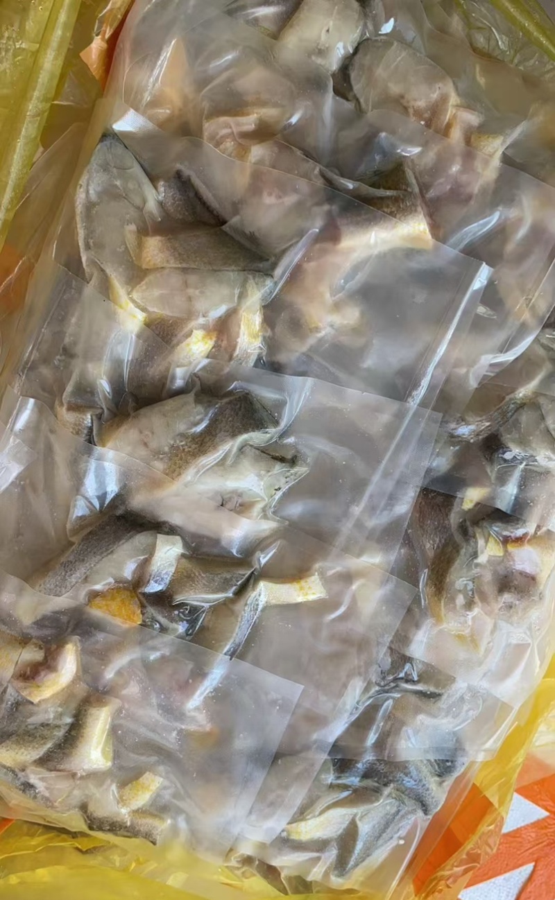 黄花鱼段黄鱼肉免处理去头去内脏去鱼鳞黄鱼段黄鱼段海鲜批发