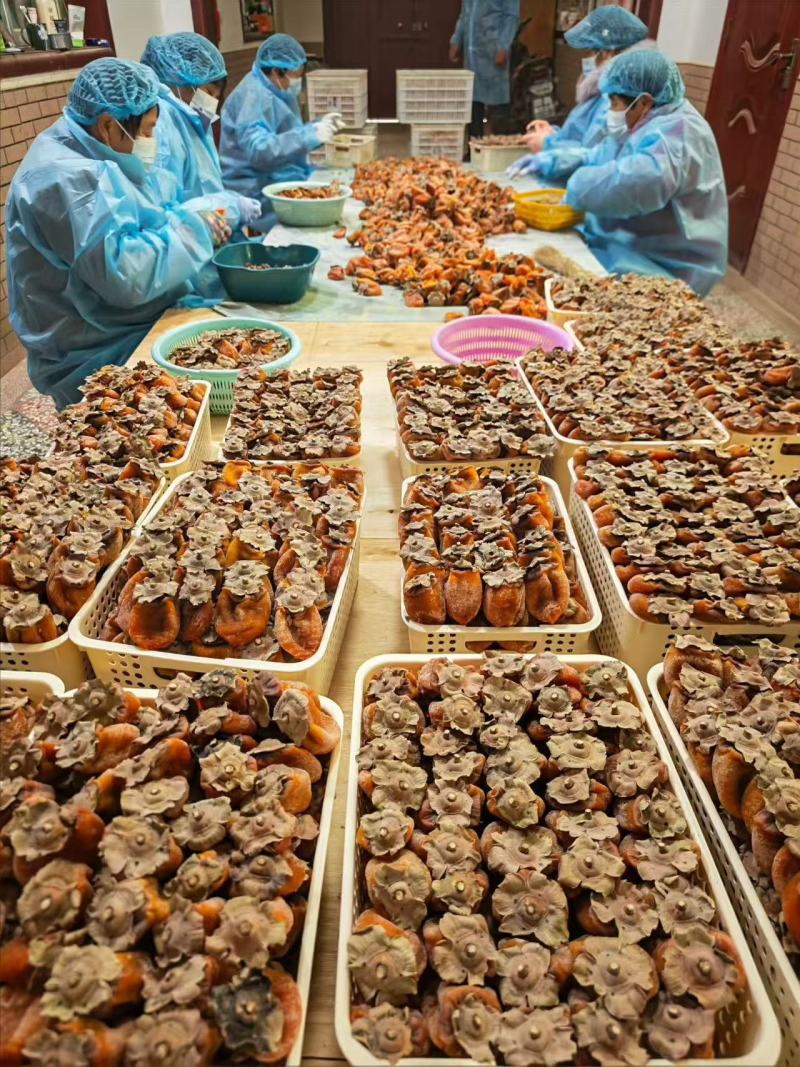 陕西富平柿饼大量有货/糖霜如雪果肉似蜜/质量保证量大优惠