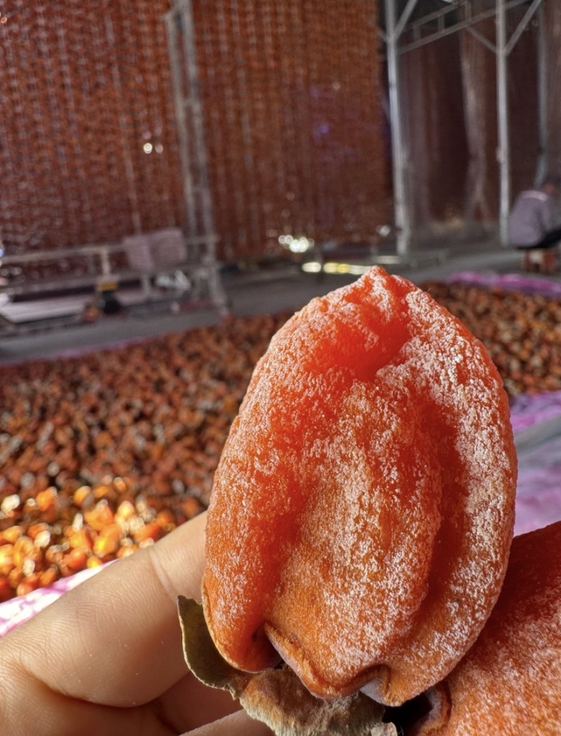 富平自晒柿饼古法***甜而不腻渭北日照自然香现做现发