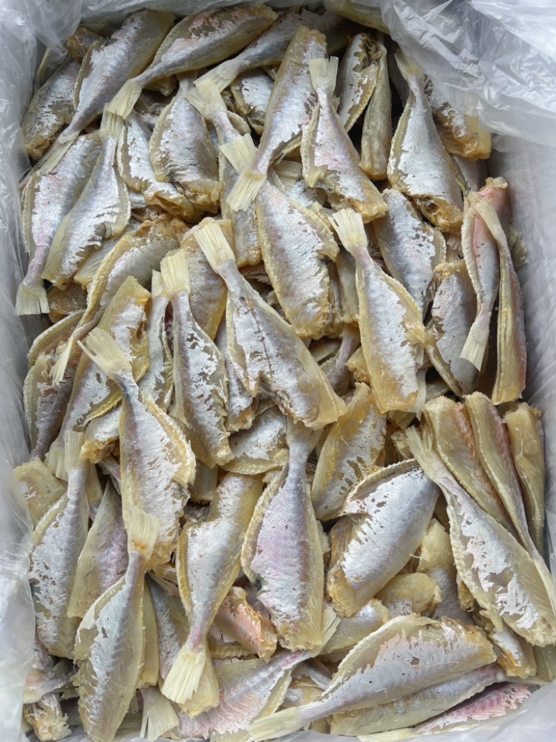 中号剥皮鱼干地摊电商批发剥皮鱼干目肉鱼干干鱼