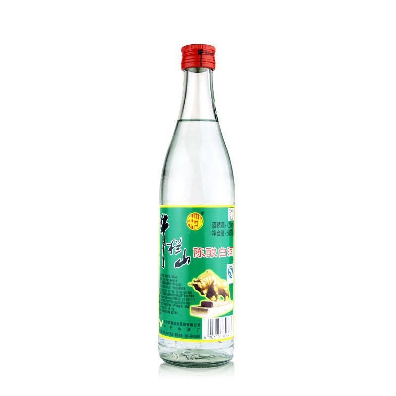 北京牛栏山陈酿42度酒白牛二浓香风格500ml*12