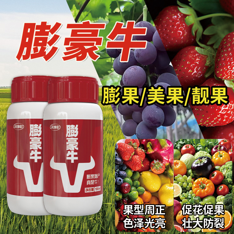 膨豪牛膨果功能水溶肥茄子辣椒西红柿草莓果树