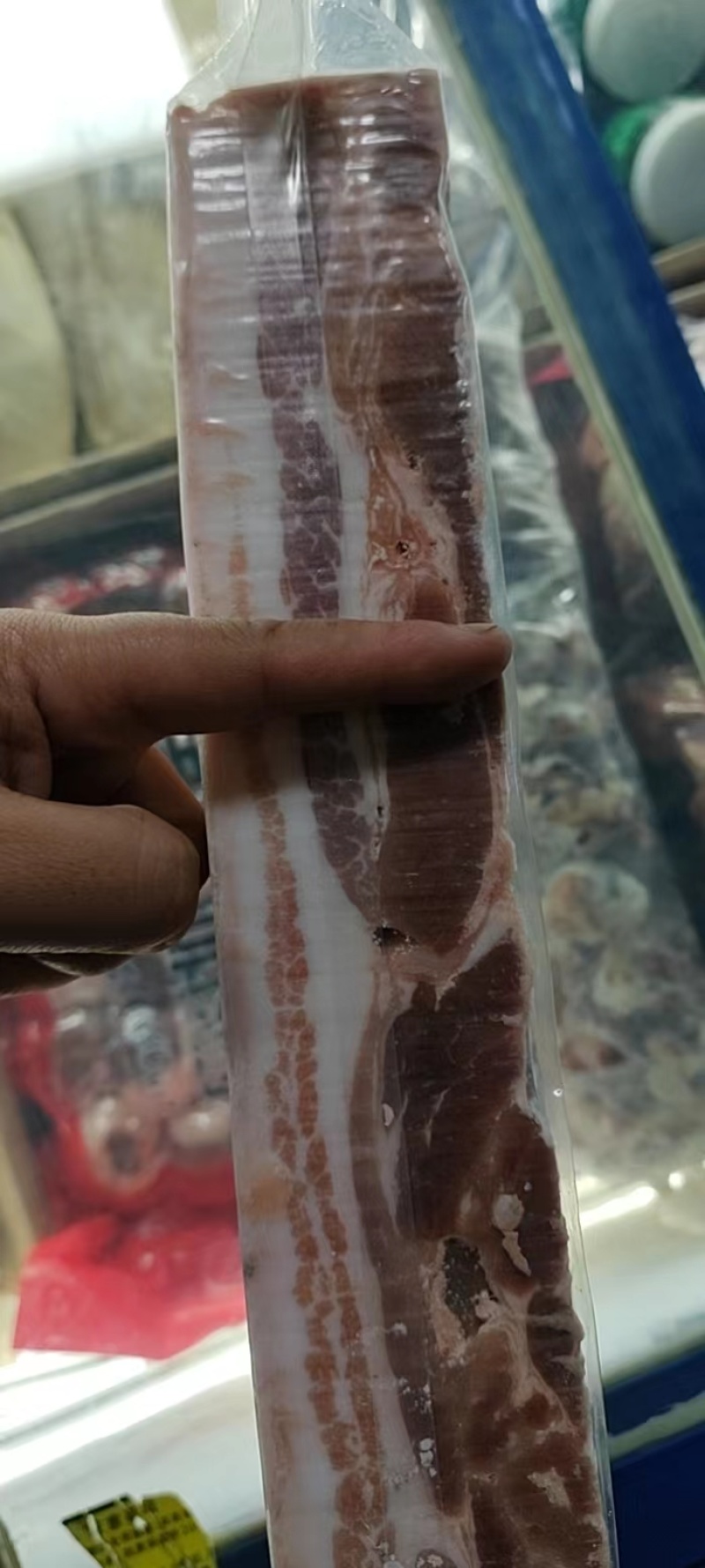 猪五花肉板，肥瘦均匀，纯干不调理，涮锅，烤肉均可