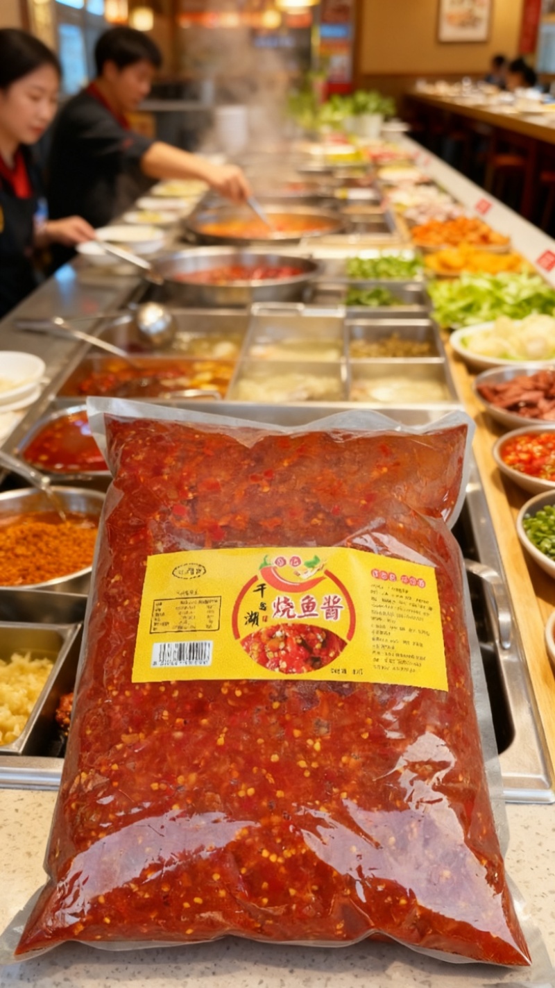 千岛湖烧鱼酱调味酱烧鱼酱酒店饭店专用生活酱