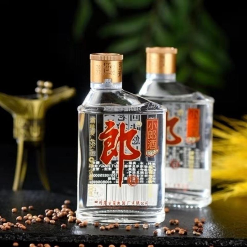 郎牌经典小郎酒100ml*24瓶45度兼香型歪脖子酒纯粮