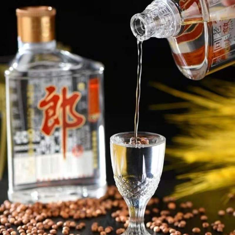 郎牌经典小郎酒100ml*24瓶45度兼香型歪脖子酒纯粮
