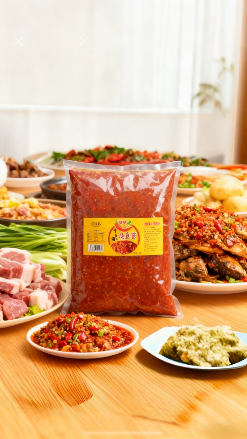 源自千岛湖深山的烧鱼酱，天然食材，传承老手艺