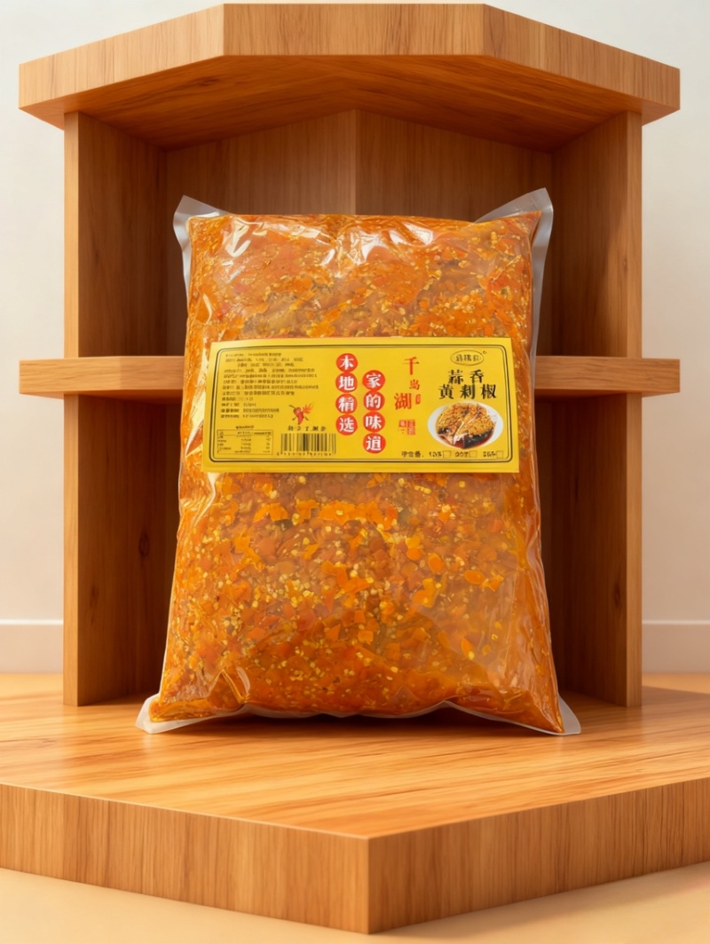 正宗千岛湖黄剁椒蒜香浓郁鲜椒**家用商用炒菜蘸料万料