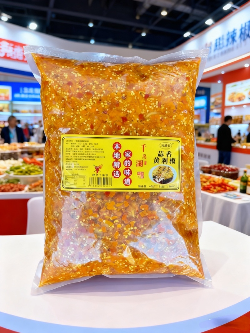 正宗千岛湖黄剁椒蒜香浓郁鲜椒**家用商用炒菜蘸料万料