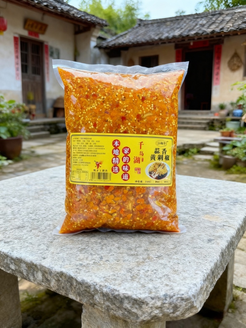正宗千岛湖黄剁椒蒜香浓郁鲜椒**家用商用炒菜蘸料万料
