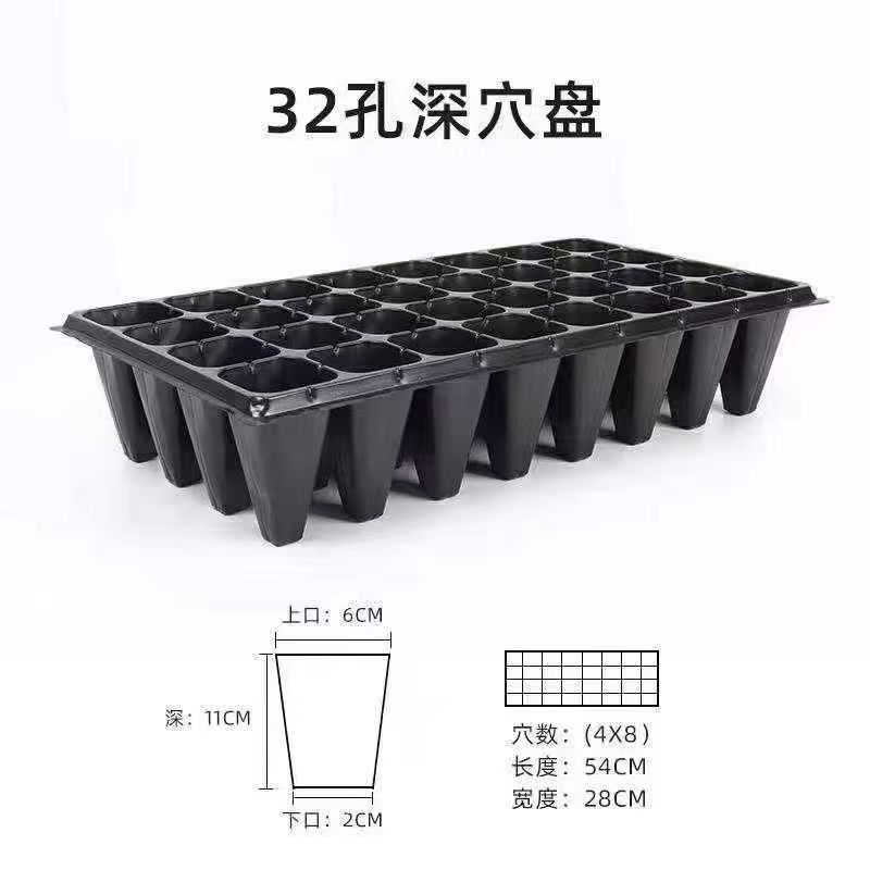 加厚加深高脚林木育苗盘草莓百香果扦插沉香药材种姜专用盆穴