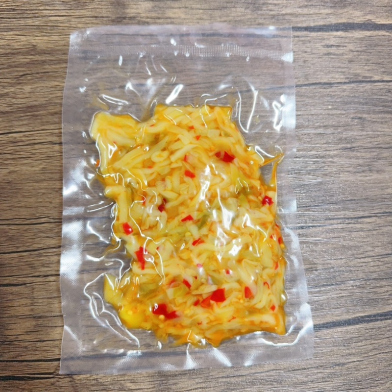 茶油香脆榨菜丝开袋即食咸菜开味下饭菜湘菜餐饮酒店食材成品
