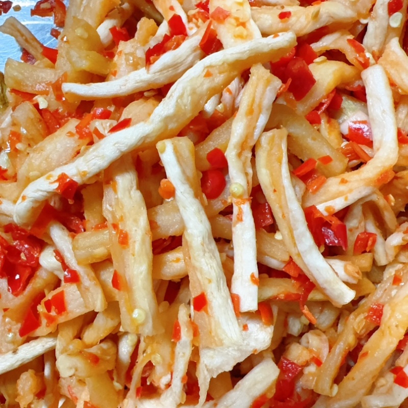 辣椒萝卜条开味下饭菜湖南特产剁椒香辣脆爽湘菜餐饮酒店食材
