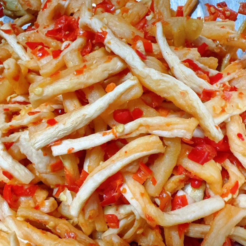 辣椒萝卜条开味下饭菜湖南特产剁椒香辣脆爽湘菜餐饮酒店食材