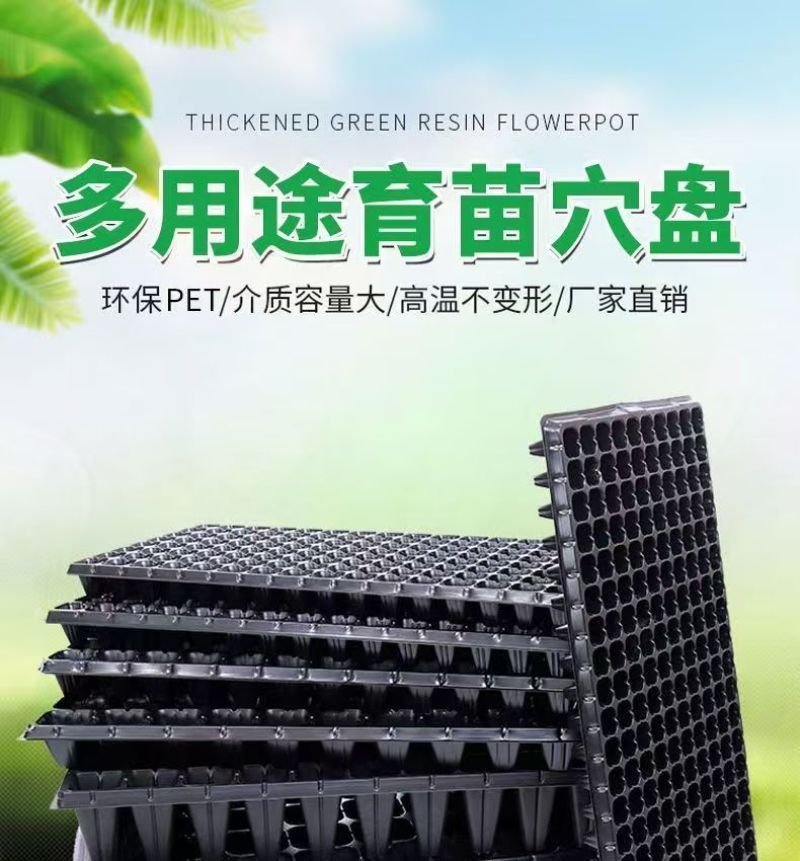 育苗盘穴盘整件批发加厚育苗盆供电商微商辣椒西红柿蔬菜培育