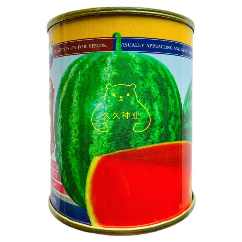 浪潮三号花皮无籽西瓜种子果肉大红一致到边质脆多汁爽口