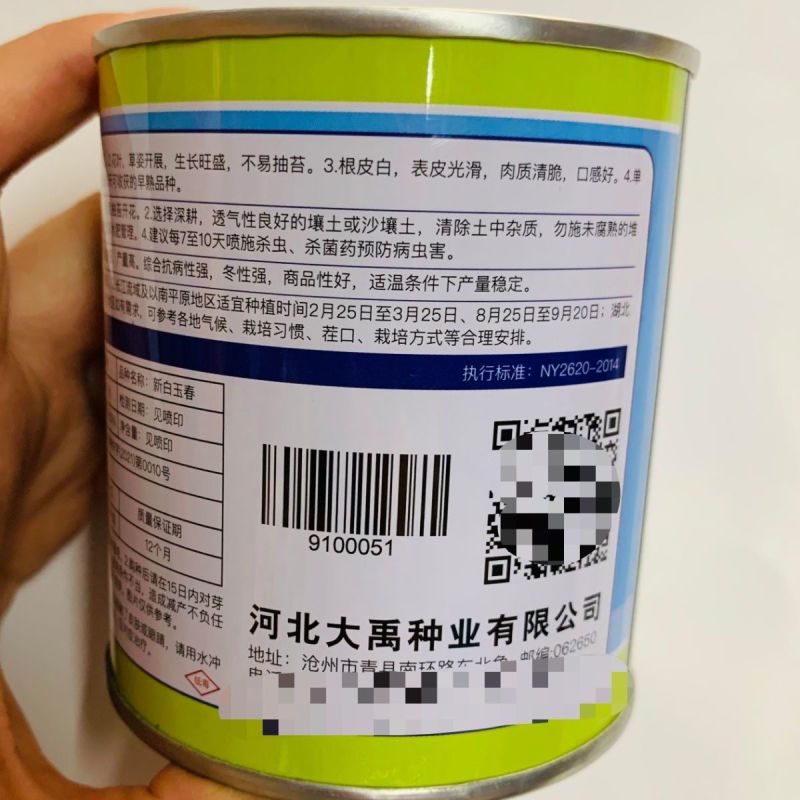 新白玉春萝卜种子春秋播种高产果型顺直整齐不易糠心白萝卜种