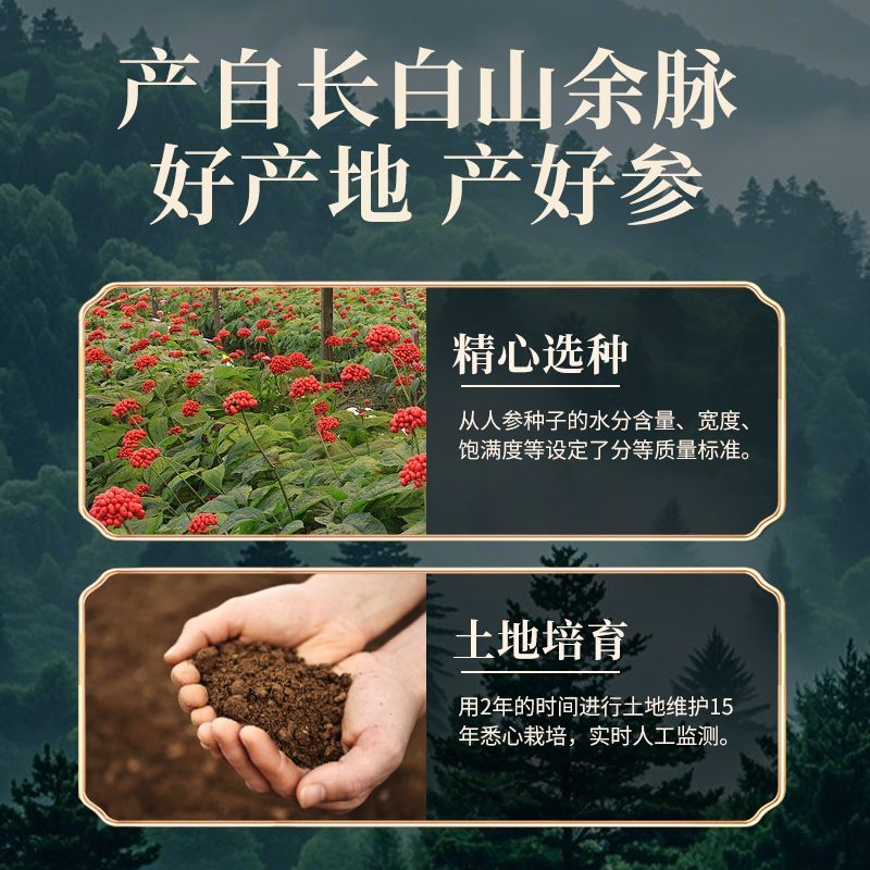 野山参粉18年野山参研磨成粉2克*15瓶装批发包邮