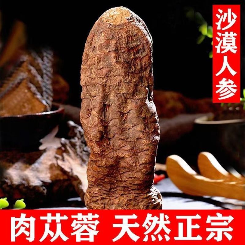 肉苁蓉整根新疆管花正宗中药材肉苁蓉个切片淫羊藿正品批发