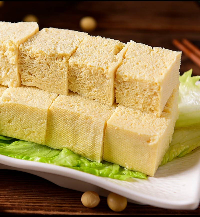手工冻豆腐