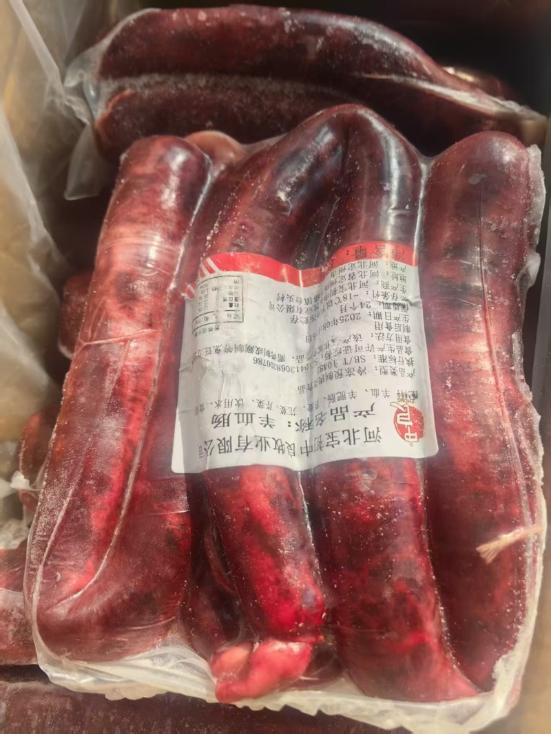 纯干羊血肠，卤猪，先炒合适