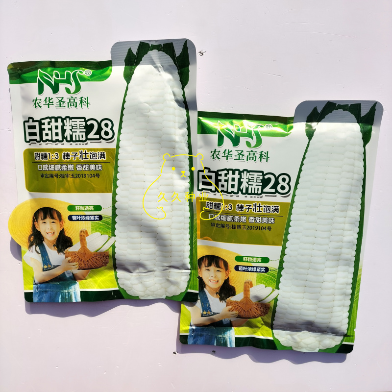 白甜糯28白糯玉米种子大棒春秋粘玉米种籽玉米种子甜糯玉米