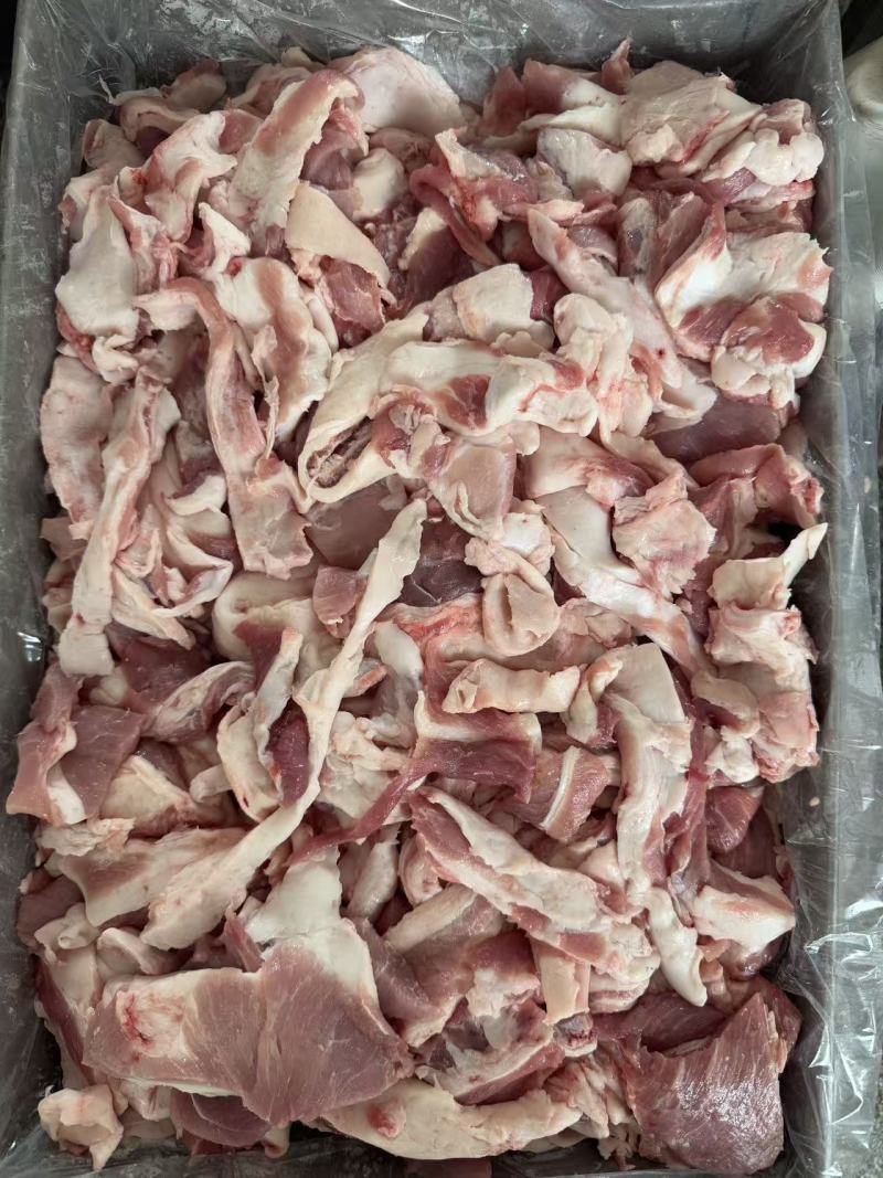 肥猪倒三七，猪碎肉，20吨货新货，鲜分