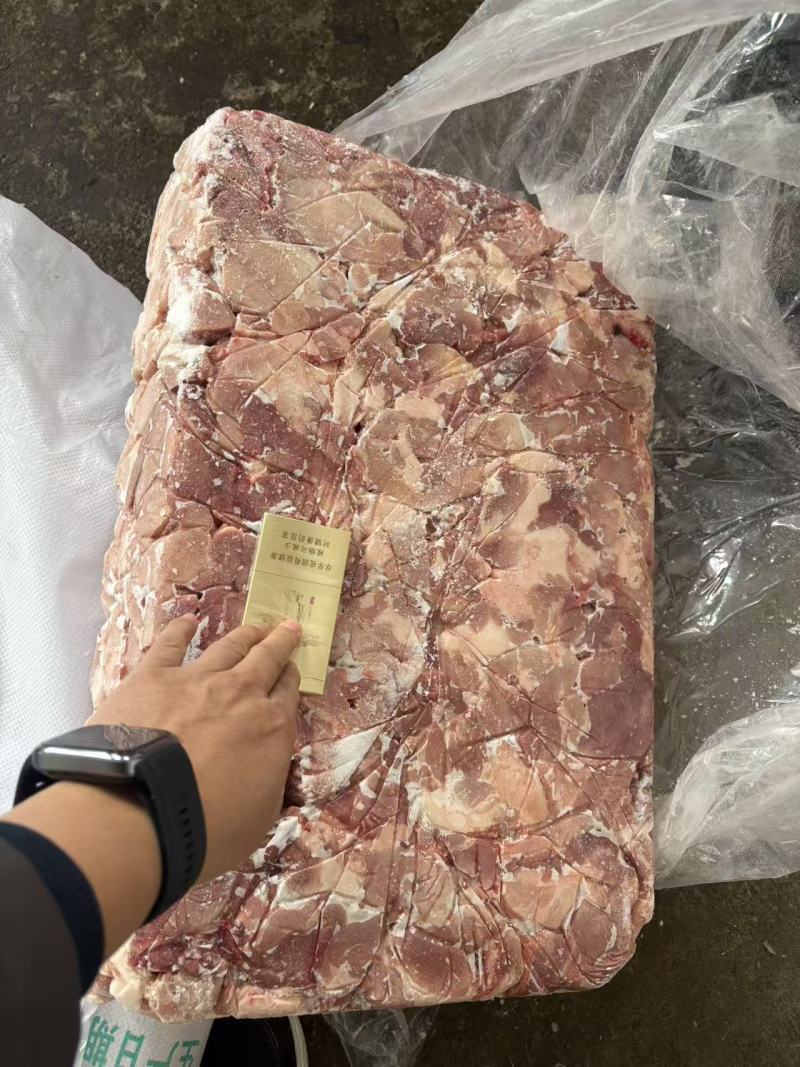 肥猪倒三七，猪碎肉，20吨货新货，鲜分
