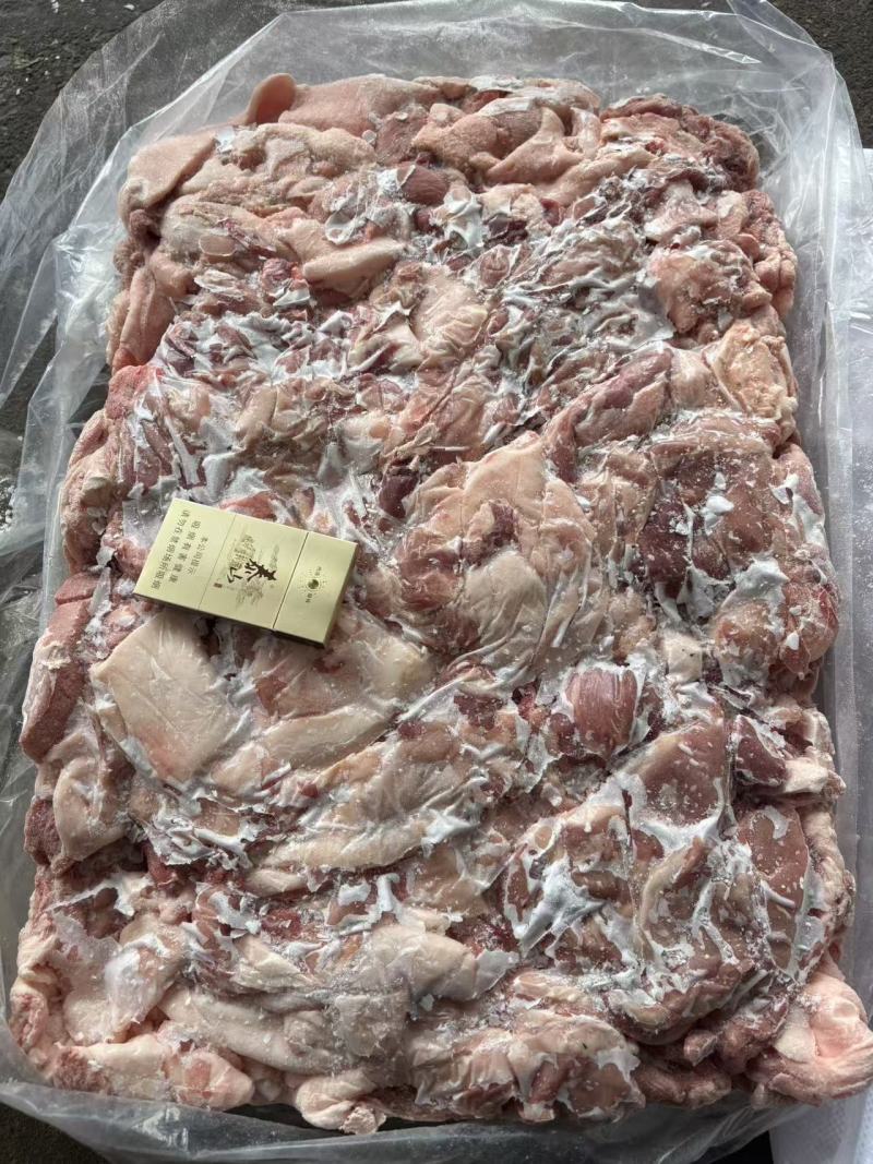 肥猪倒三七，猪碎肉，20吨货新货，鲜分