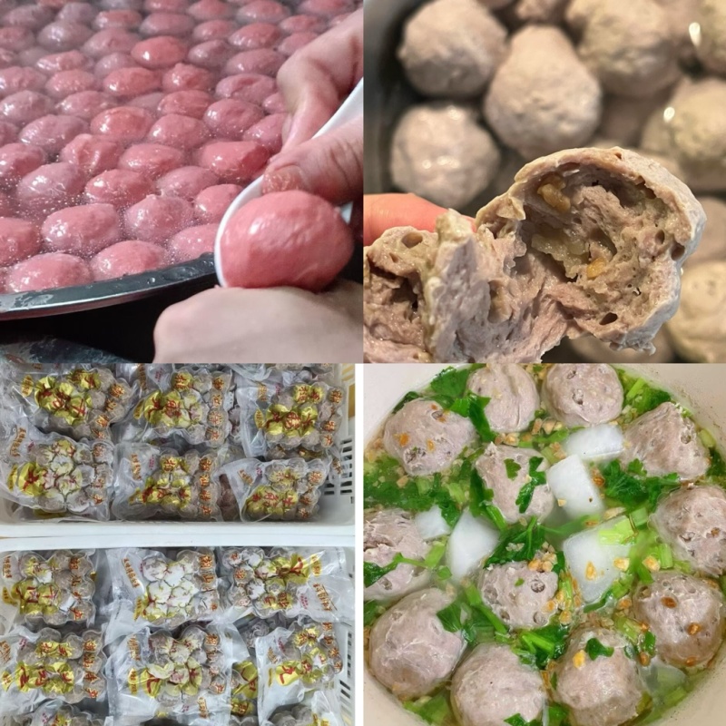 潮汕牛肉丸，牛筋丸潮汕汕头特产手工丸子