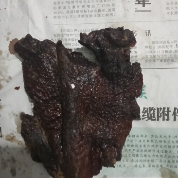 特色牛干巴，水牛肉制作