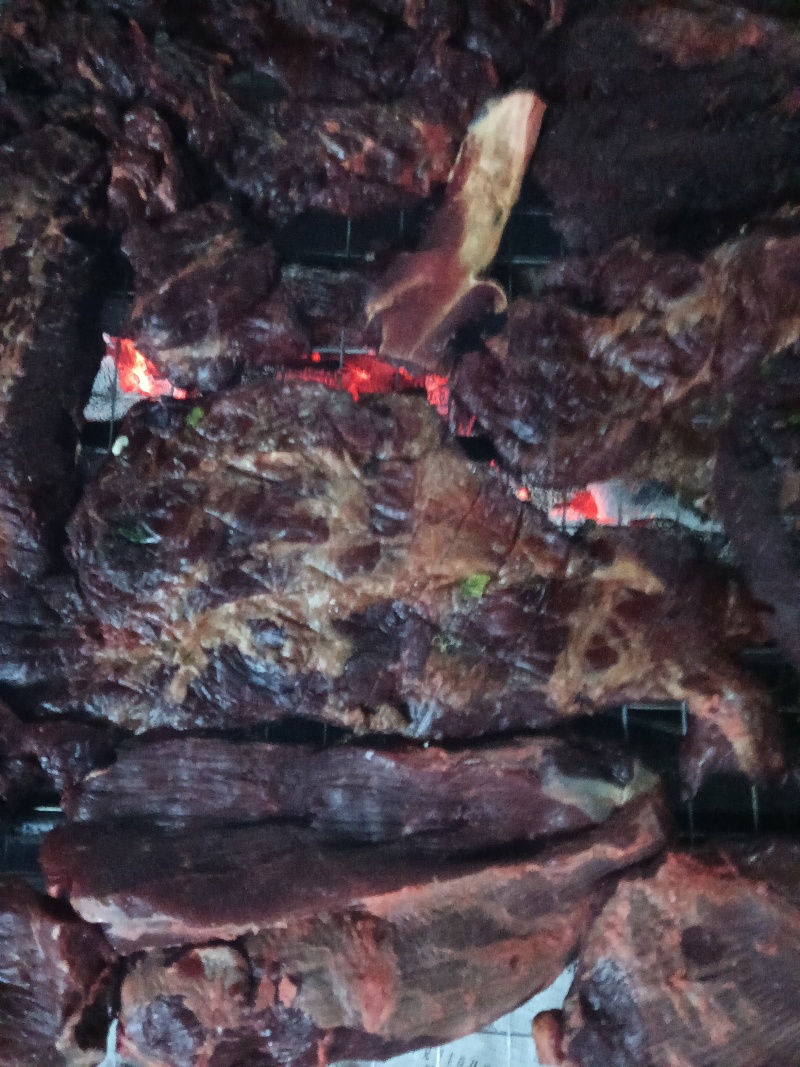 特色牛干巴，水牛肉制作