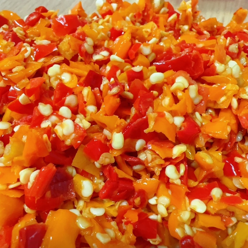 黄非红剁椒湖南剁椒剁辣椒鲜辣椒酱湘菜餐饮酒店特色食材原料